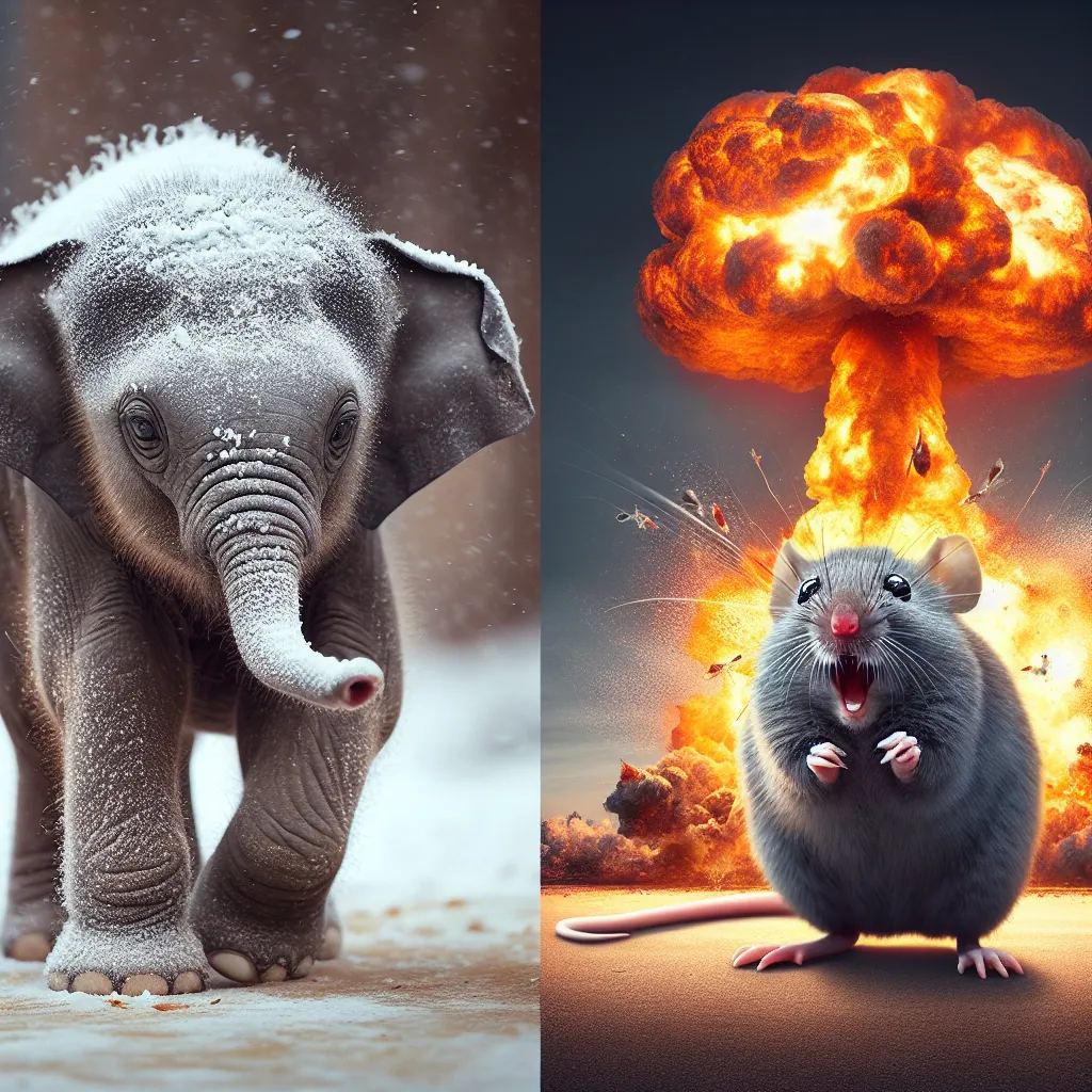 What Happens When Elephants Shrink and Mice Grow: The Science Behind Explosive Outcomes